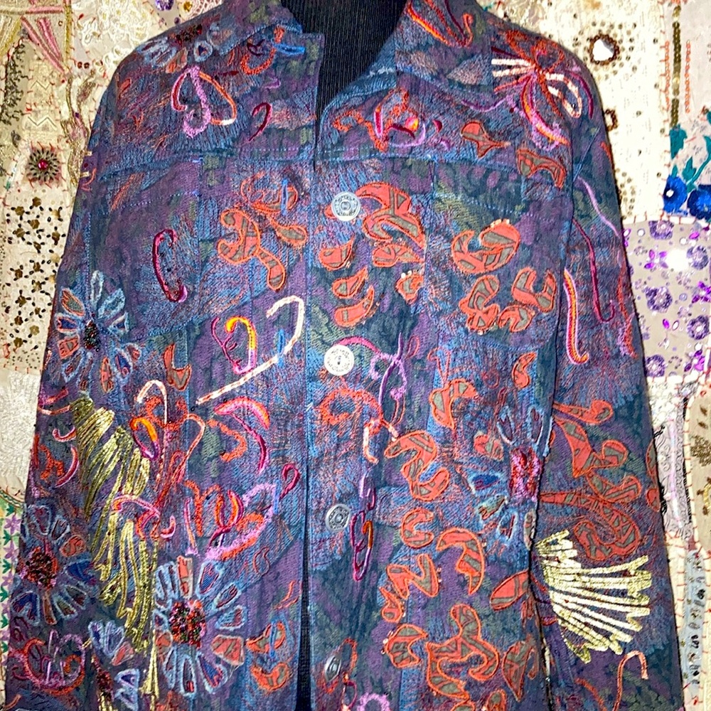 100% Cotton Shell 100% Polyester Lining With Colo… - image 1